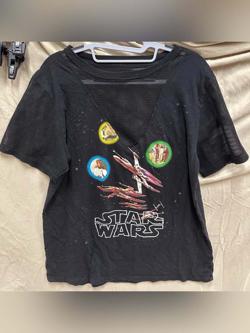 Star Wars mesh top shirt.